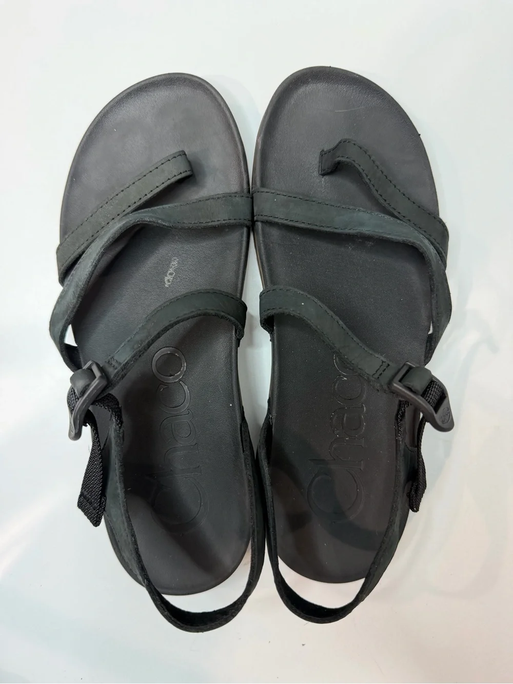 Chaco Women's Lowdown Strappy Black  Sandals 8